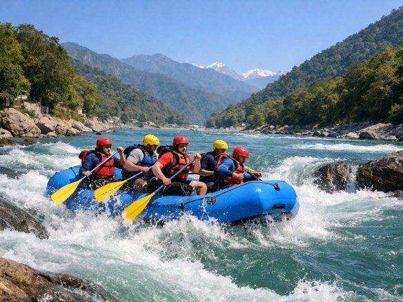 16 km rafting route shivpuri to ram jhula