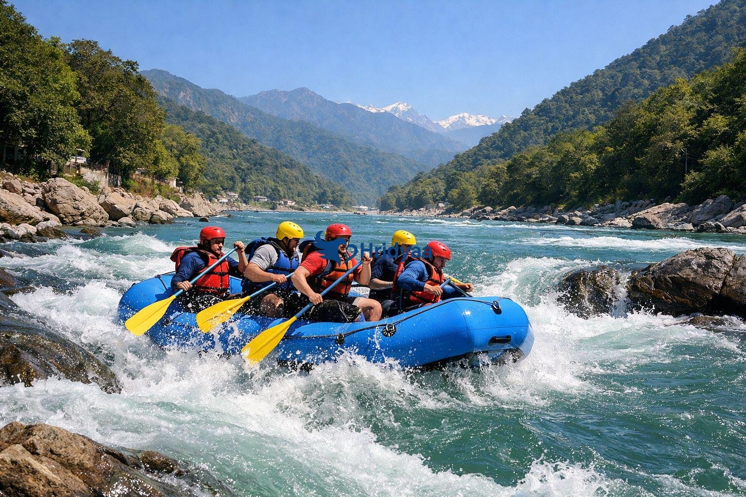 16 km rafting route shivpuri to ram jhula