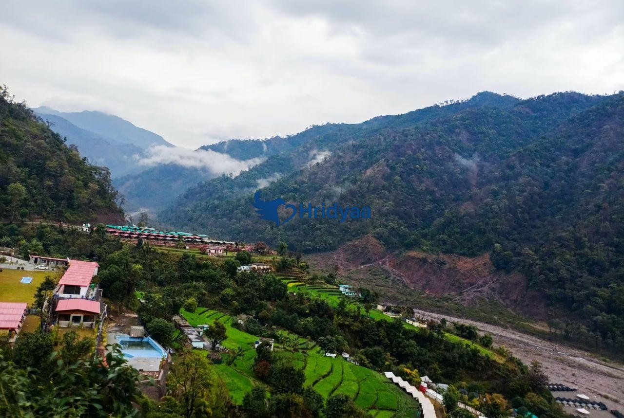Riverside camping at Gattu Ghat near Rishikesh