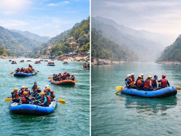 rafting season price difference in Rishikesh summer vs winter demand