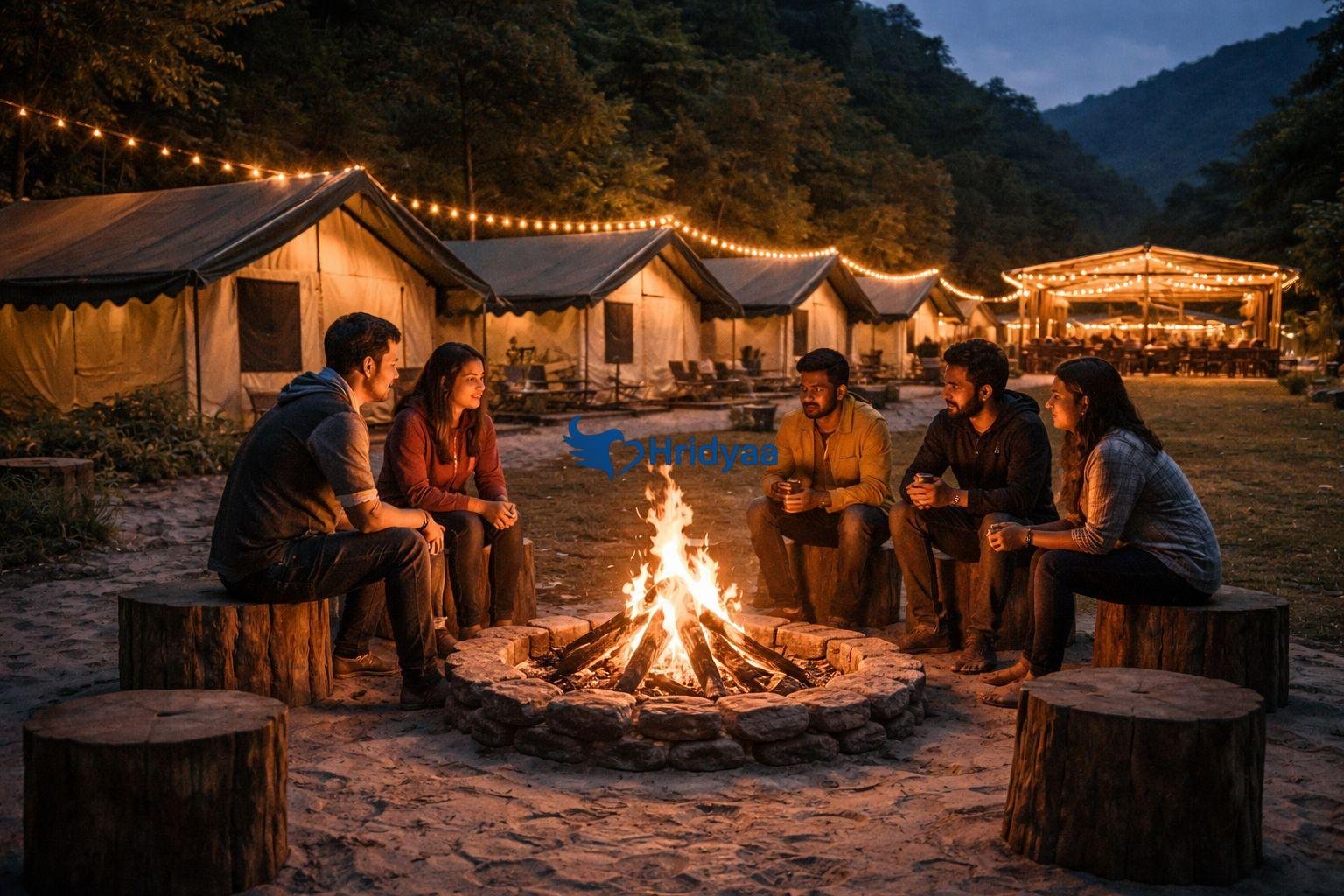 camping in shivpuri rishikesh tents