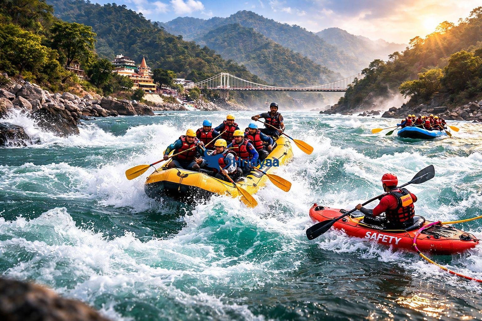 Tehri Dam water release impact on rafting price change in Rishikesh