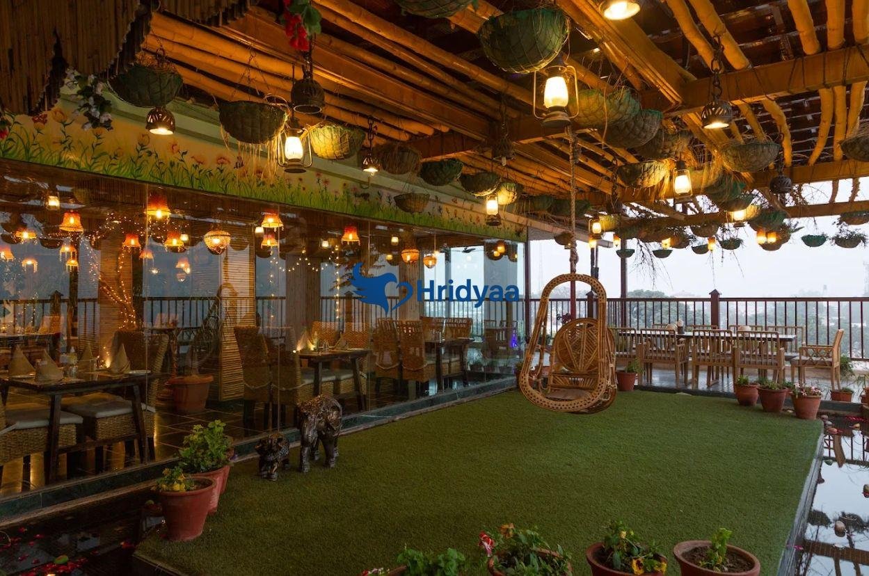 the sitting elephant rooftop cafe with ganga view rishikesh
